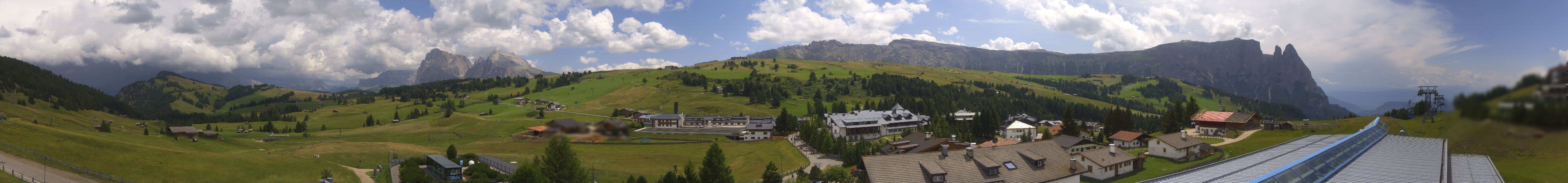 Archiv Foto Webcam Panoramablick Compatsch Seiser Alm