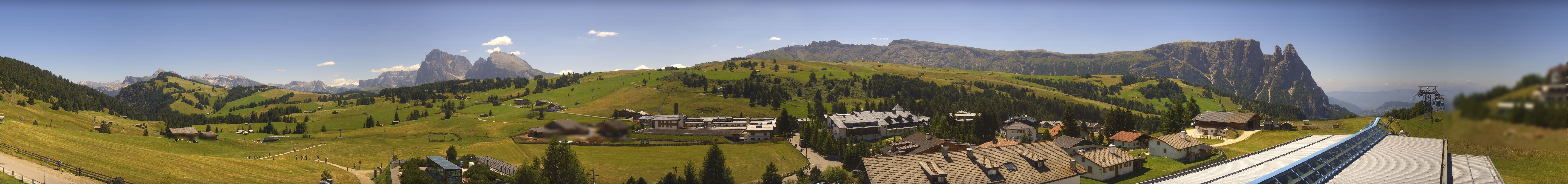 Archiv Foto Webcam Panoramablick Compatsch Seiser Alm