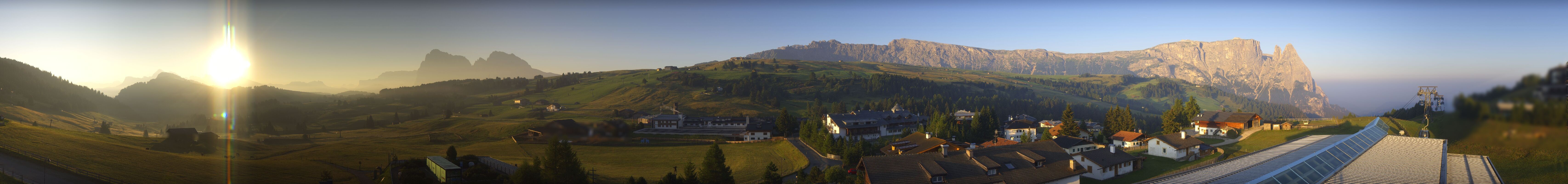 Archiv Foto Webcam Panoramablick Compatsch Seiser Alm