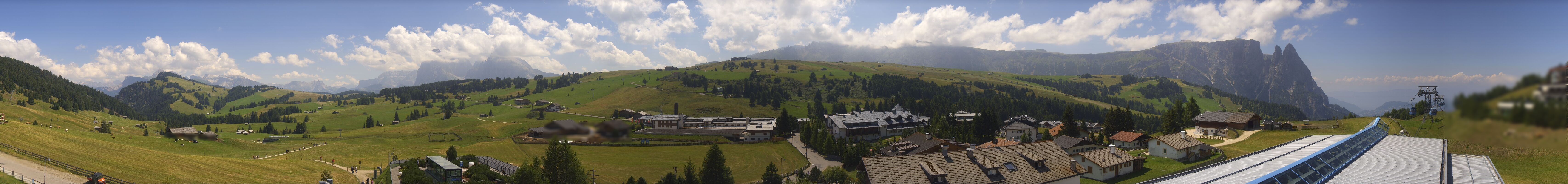 Archiv Foto Webcam Panoramablick Compatsch Seiser Alm