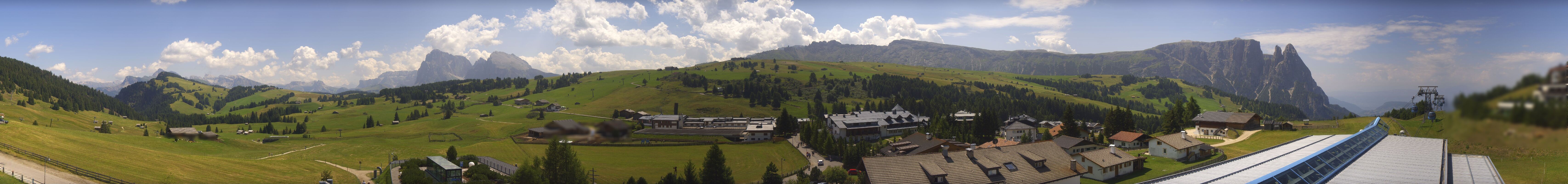 Archiv Foto Webcam Panoramablick Compatsch Seiser Alm