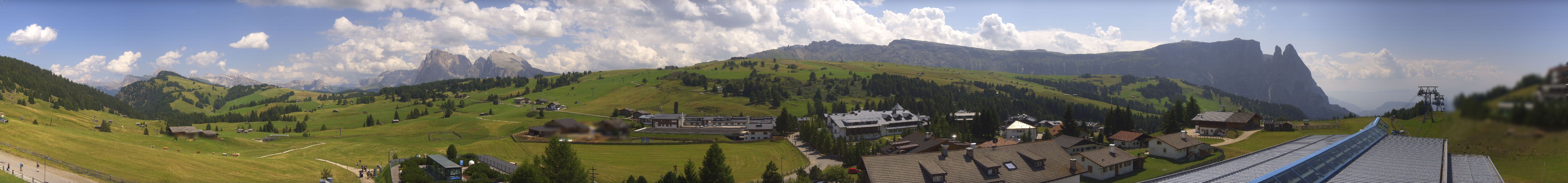 Archiv Foto Webcam Panoramablick Compatsch Seiser Alm