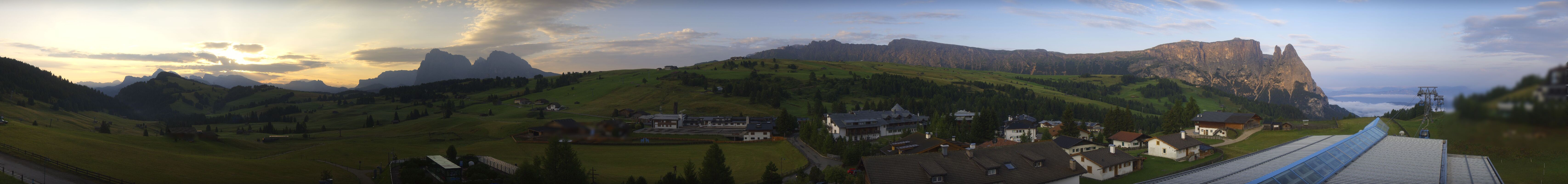 Archiv Foto Webcam Panoramablick Compatsch Seiser Alm