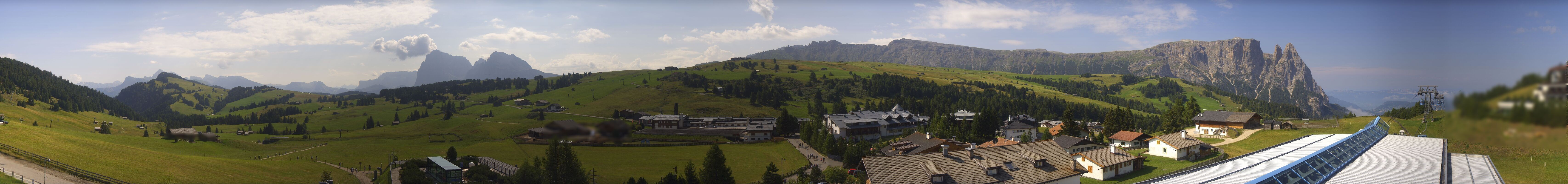 Archiv Foto Webcam Panoramablick Compatsch Seiser Alm