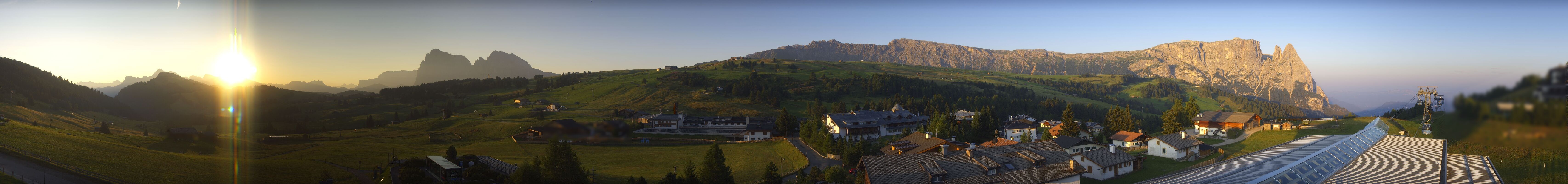 Archiv Foto Webcam Panoramablick Compatsch Seiser Alm