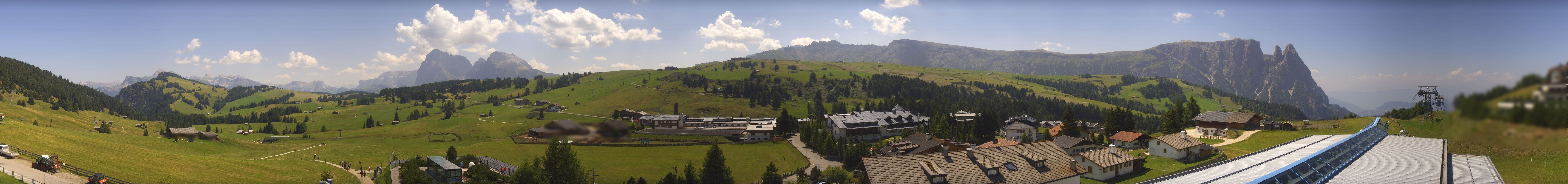 Archiv Foto Webcam Panoramablick Compatsch Seiser Alm