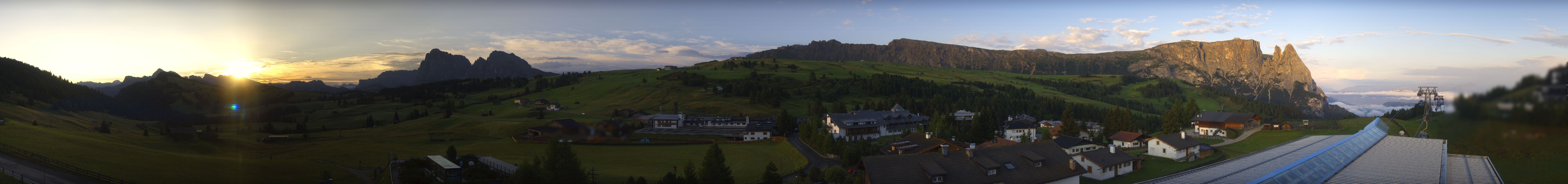 Archiv Foto Webcam Panoramablick Compatsch Seiser Alm