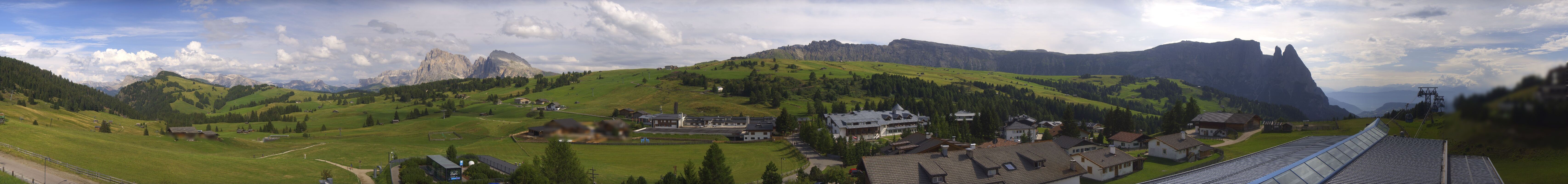 Archiv Foto Webcam Panoramablick Compatsch Seiser Alm