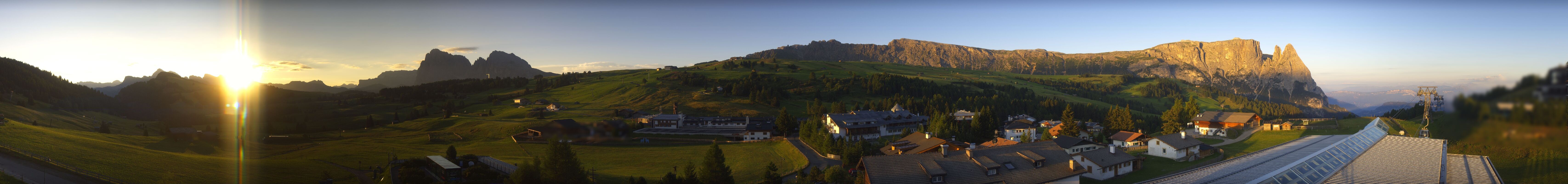 Archiv Foto Webcam Panoramablick Compatsch Seiser Alm