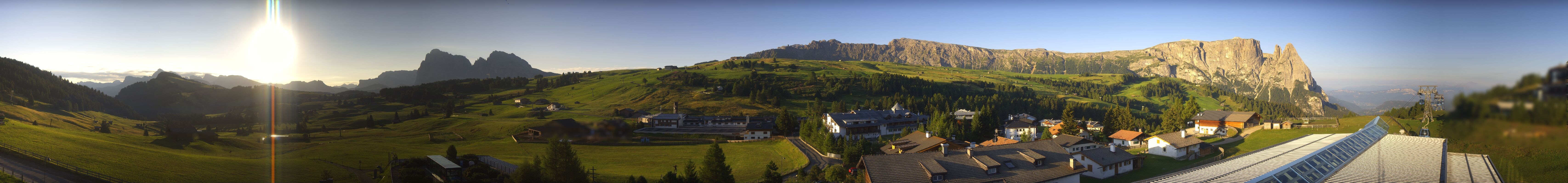 Archiv Foto Webcam Panoramablick Compatsch Seiser Alm