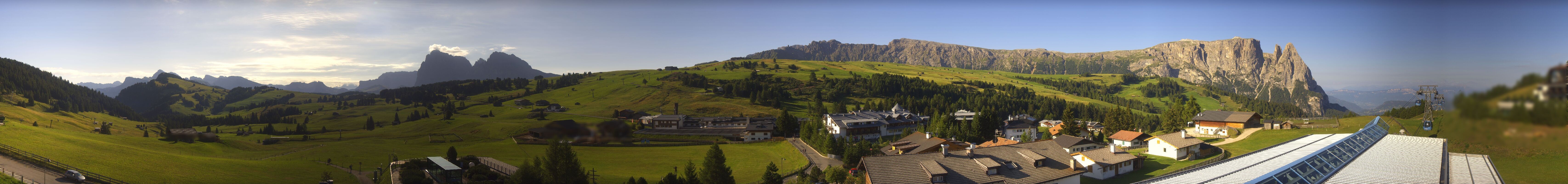 Archiv Foto Webcam Panoramablick Compatsch Seiser Alm