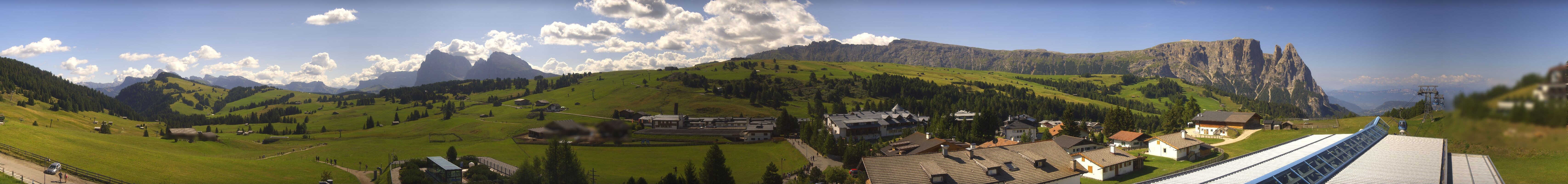 Archiv Foto Webcam Panoramablick Compatsch Seiser Alm