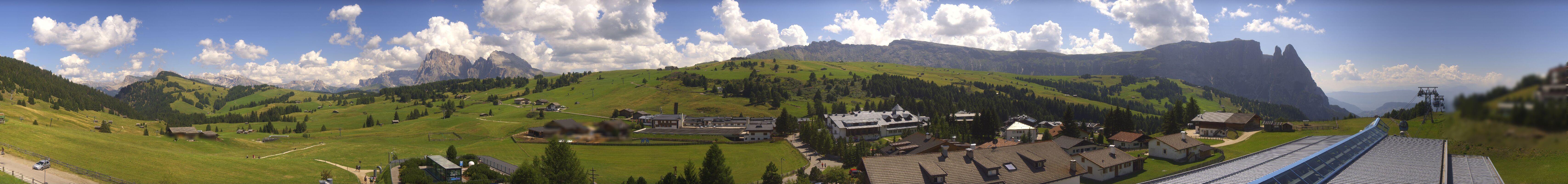 Archiv Foto Webcam Panoramablick Compatsch Seiser Alm