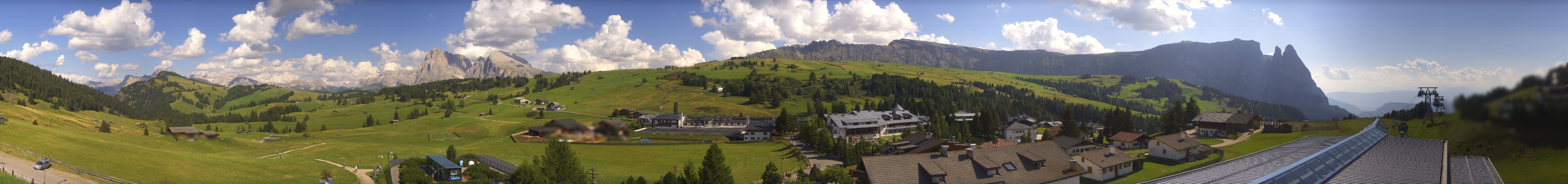 Archiv Foto Webcam Panoramablick Compatsch Seiser Alm