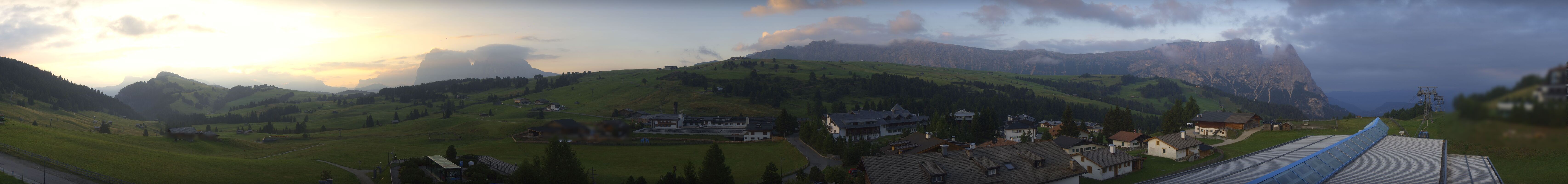 Archiv Foto Webcam Panoramablick Compatsch Seiser Alm
