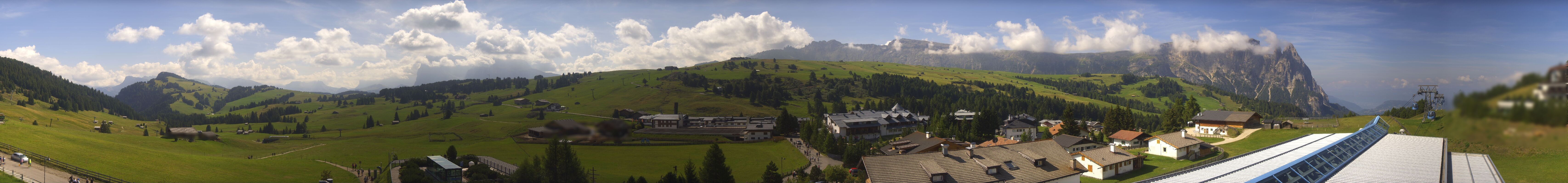 Archiv Foto Webcam Panoramablick Compatsch Seiser Alm