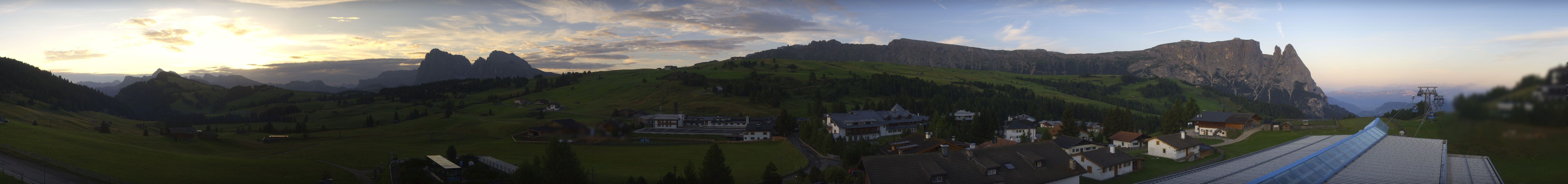 Archiv Foto Webcam Panoramablick Compatsch Seiser Alm