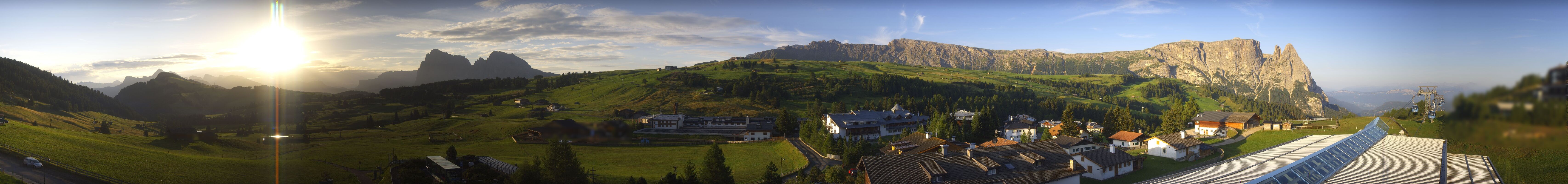 Archiv Foto Webcam Panoramablick Compatsch Seiser Alm