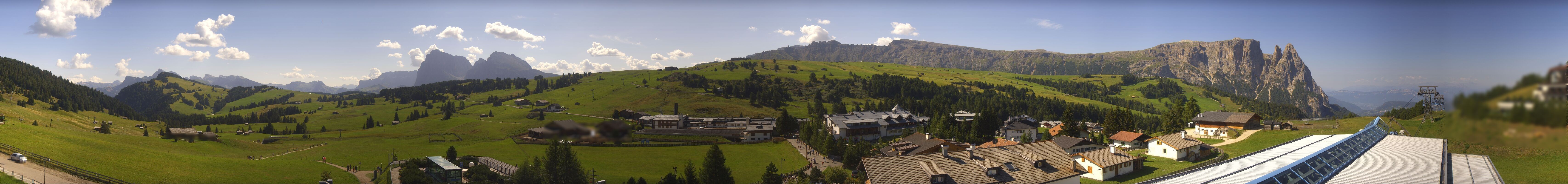 Archiv Foto Webcam Panoramablick Compatsch Seiser Alm