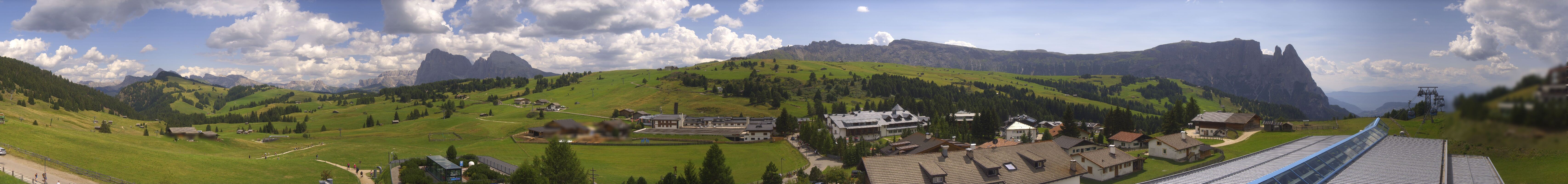 Archiv Foto Webcam Panoramablick Compatsch Seiser Alm