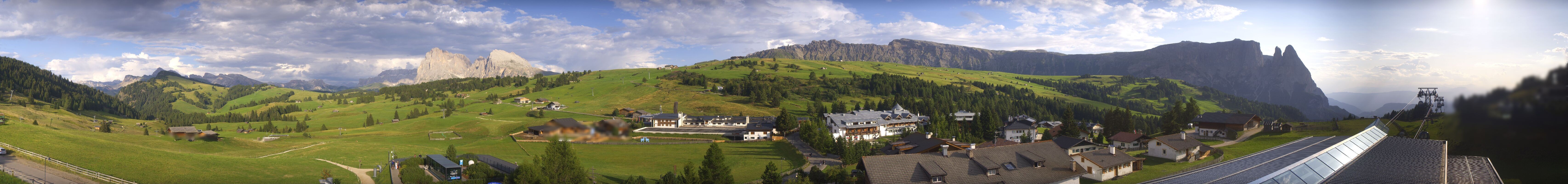 Archiv Foto Webcam Panoramablick Compatsch Seiser Alm