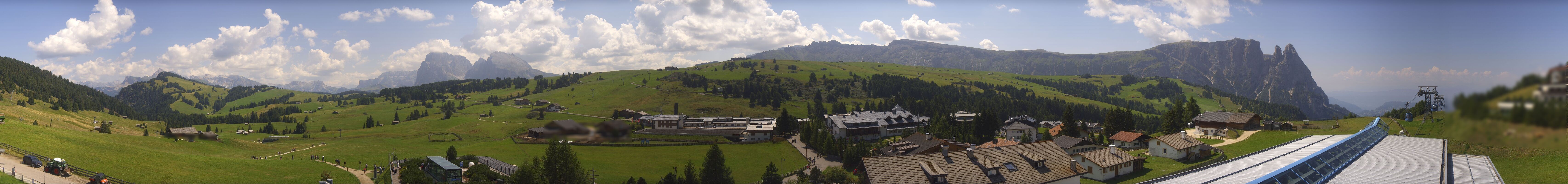 Archiv Foto Webcam Panoramablick Compatsch Seiser Alm