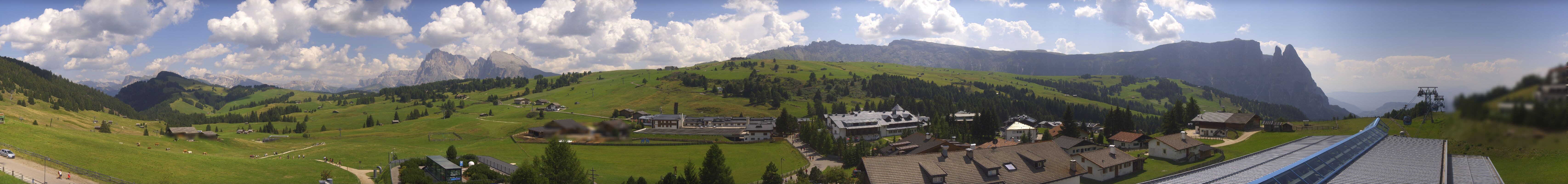 Archiv Foto Webcam Panoramablick Compatsch Seiser Alm