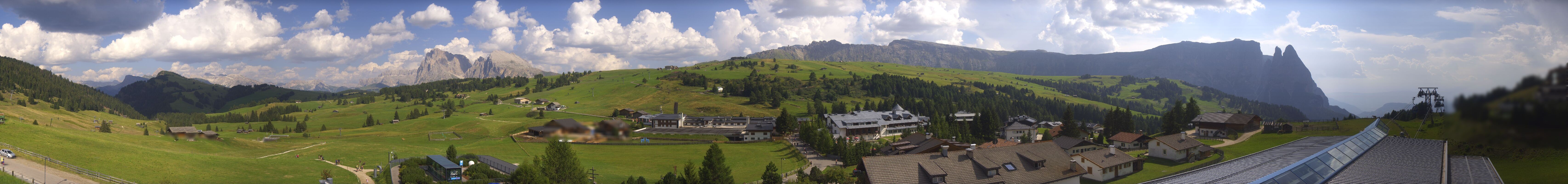 Archiv Foto Webcam Panoramablick Compatsch Seiser Alm