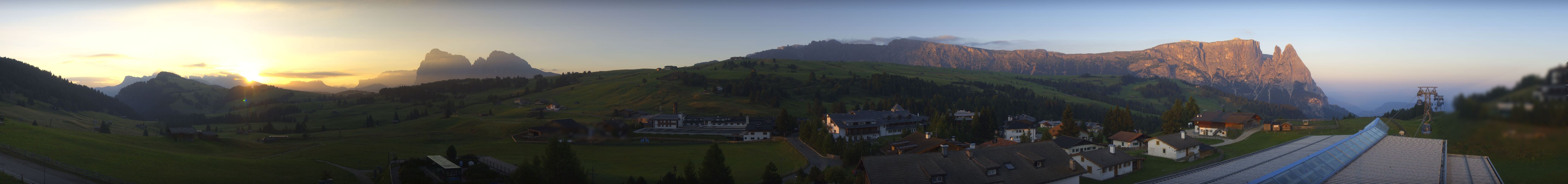 Archiv Foto Webcam Panoramablick Compatsch Seiser Alm
