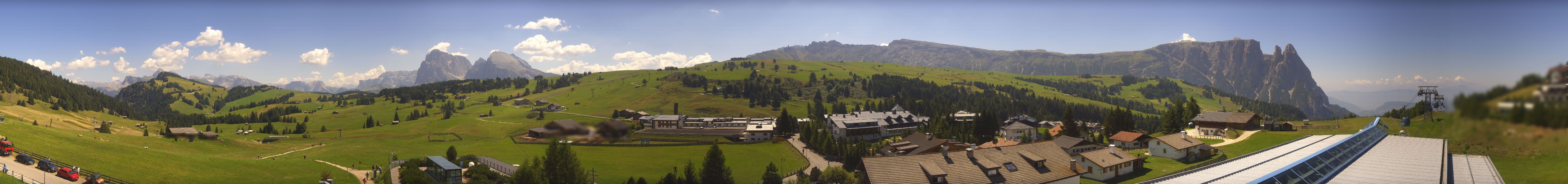 Archiv Foto Webcam Panoramablick Compatsch Seiser Alm