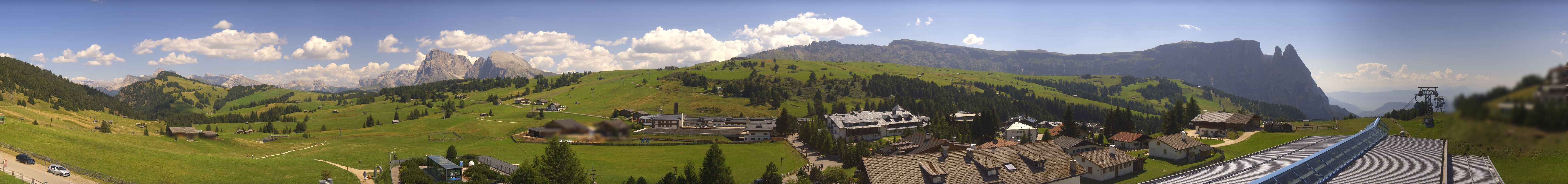 Archiv Foto Webcam Panoramablick Compatsch Seiser Alm