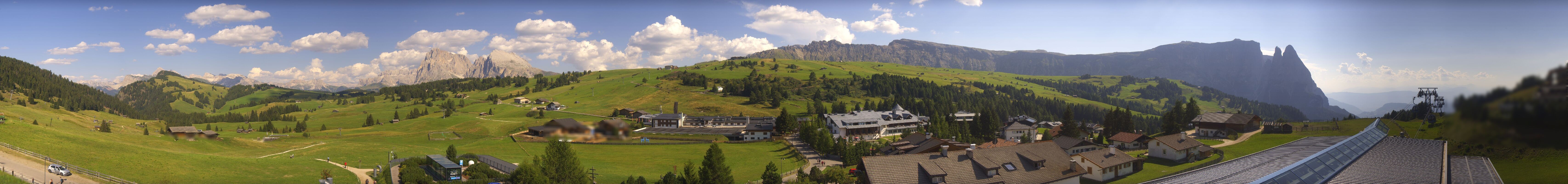 Archiv Foto Webcam Panoramablick Compatsch Seiser Alm