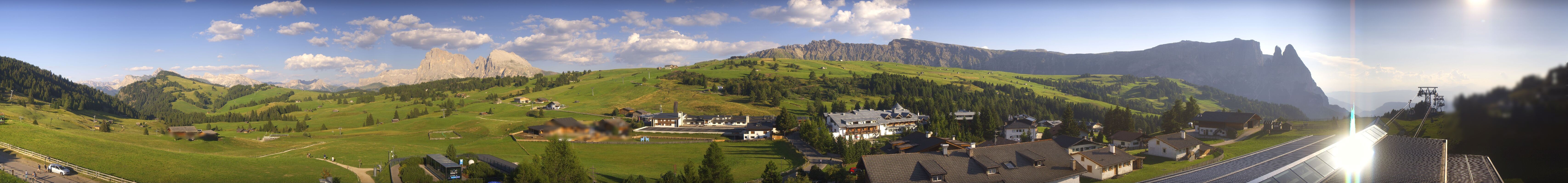 Archiv Foto Webcam Panoramablick Compatsch Seiser Alm