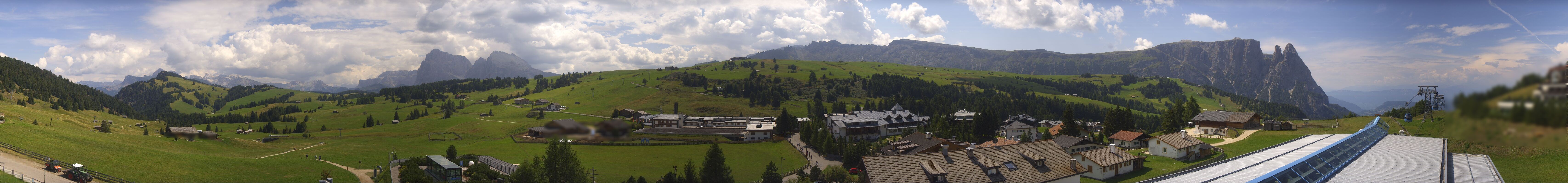 Archiv Foto Webcam Panoramablick Compatsch Seiser Alm