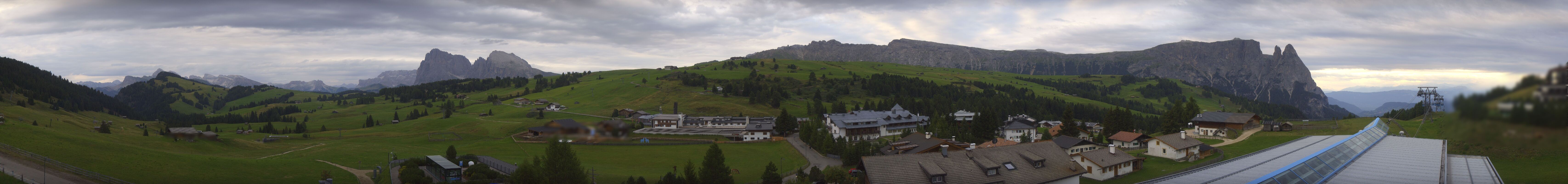 Archiv Foto Webcam Panoramablick Compatsch Seiser Alm