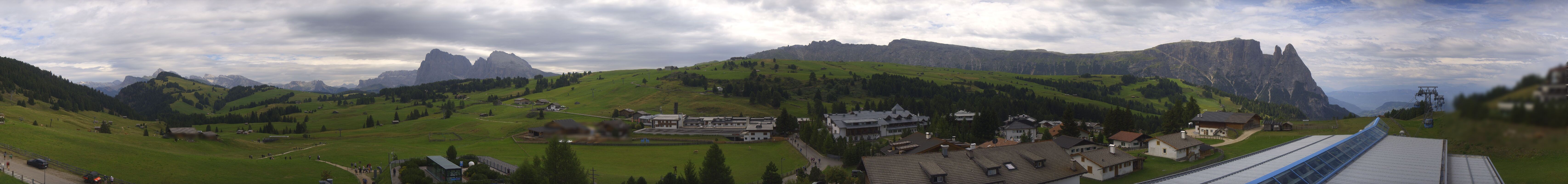 Archiv Foto Webcam Panoramablick Compatsch Seiser Alm