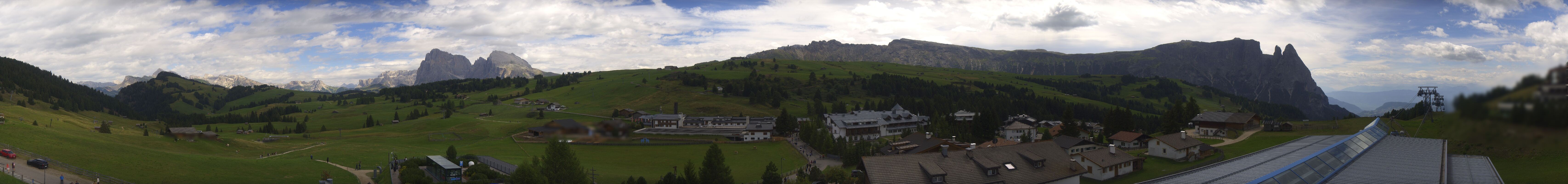 Archiv Foto Webcam Panoramablick Compatsch Seiser Alm