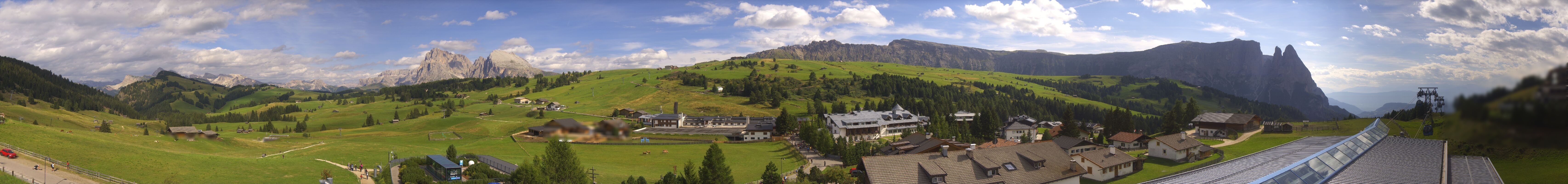 Archiv Foto Webcam Panoramablick Compatsch Seiser Alm