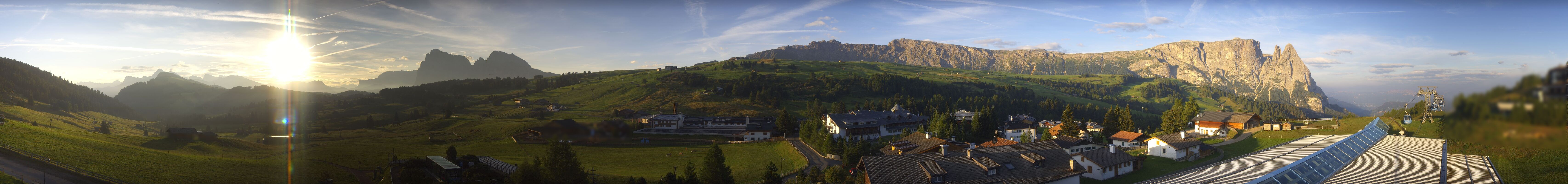 Archiv Foto Webcam Panoramablick Compatsch Seiser Alm