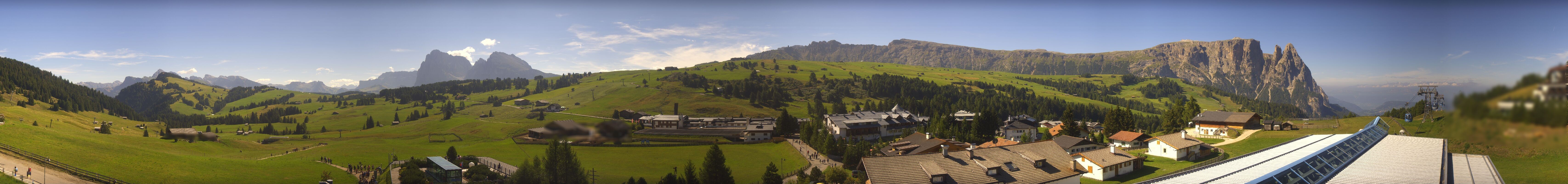 Archiv Foto Webcam Panoramablick Compatsch Seiser Alm