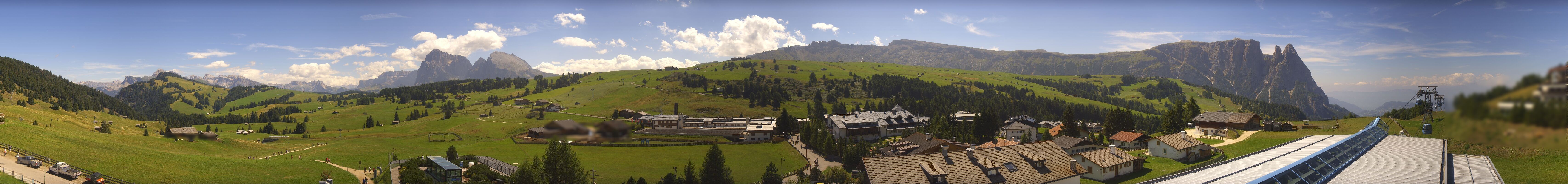 Archiv Foto Webcam Panoramablick Compatsch Seiser Alm