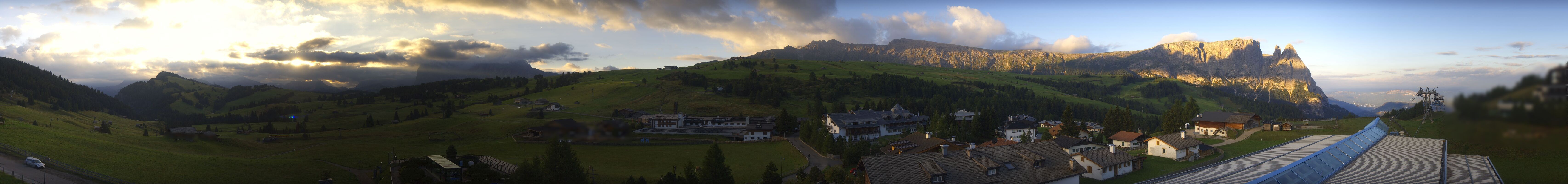 Archiv Foto Webcam Panoramablick Compatsch Seiser Alm