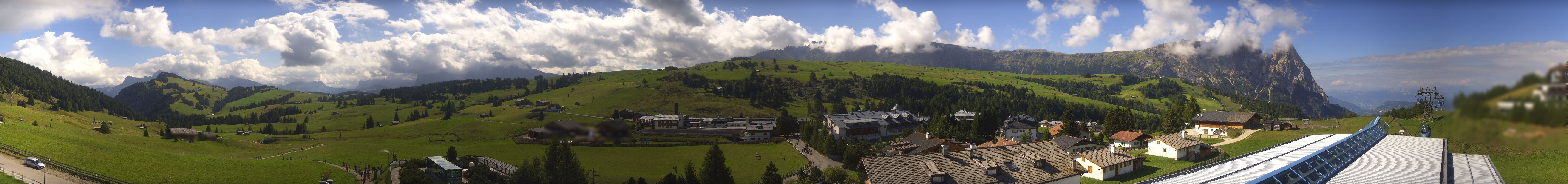 Archiv Foto Webcam Panoramablick Compatsch Seiser Alm