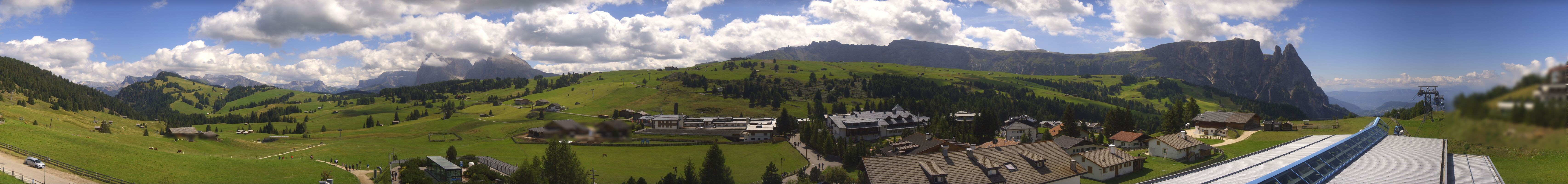 Archiv Foto Webcam Panoramablick Compatsch Seiser Alm