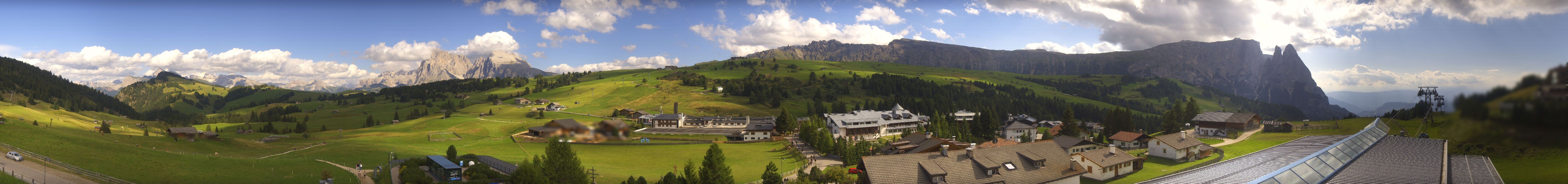 Archiv Foto Webcam Panoramablick Compatsch Seiser Alm