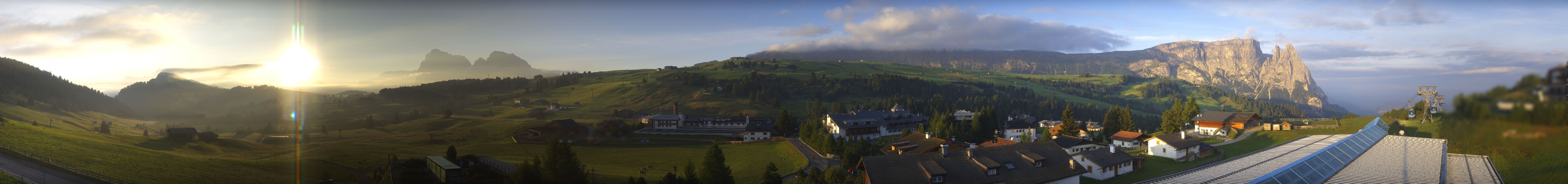Archiv Foto Webcam Panoramablick Compatsch Seiser Alm
