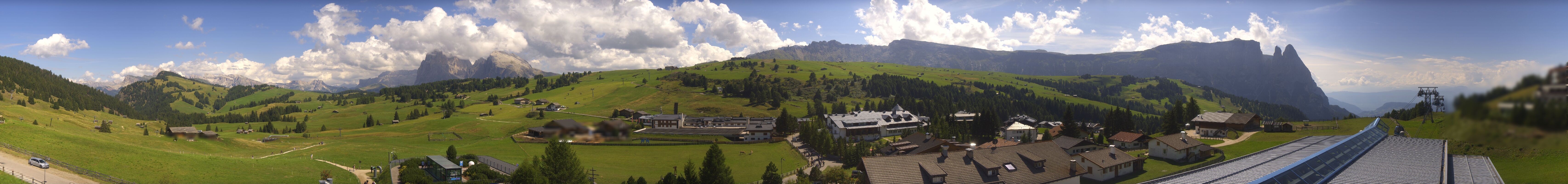 Archiv Foto Webcam Panoramablick Compatsch Seiser Alm