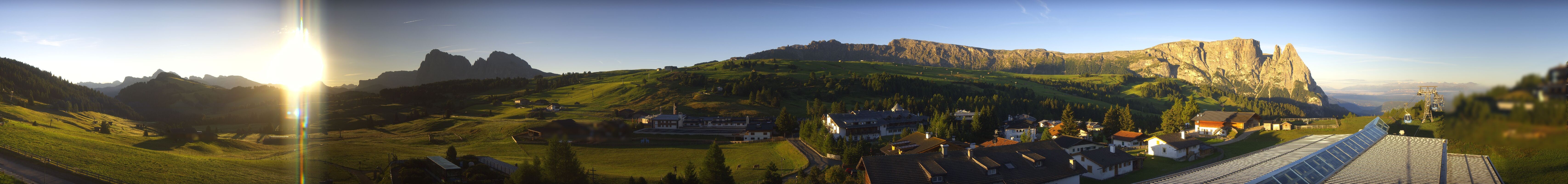 Archiv Foto Webcam Panoramablick Compatsch Seiser Alm