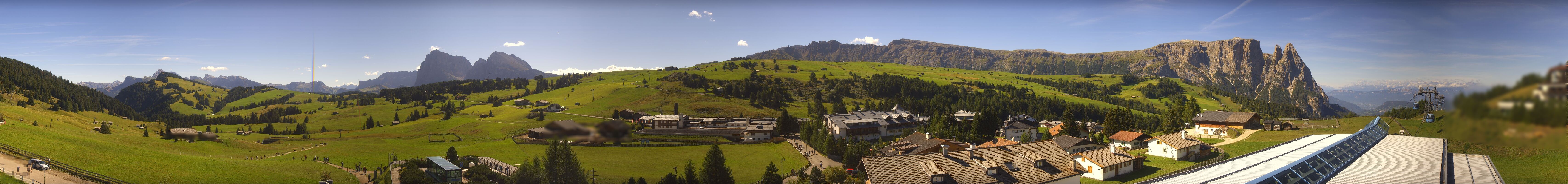 Archiv Foto Webcam Panoramablick Compatsch Seiser Alm