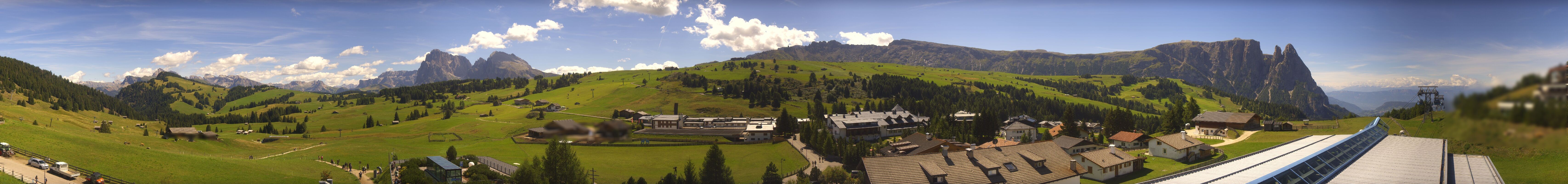 Archiv Foto Webcam Panoramablick Compatsch Seiser Alm